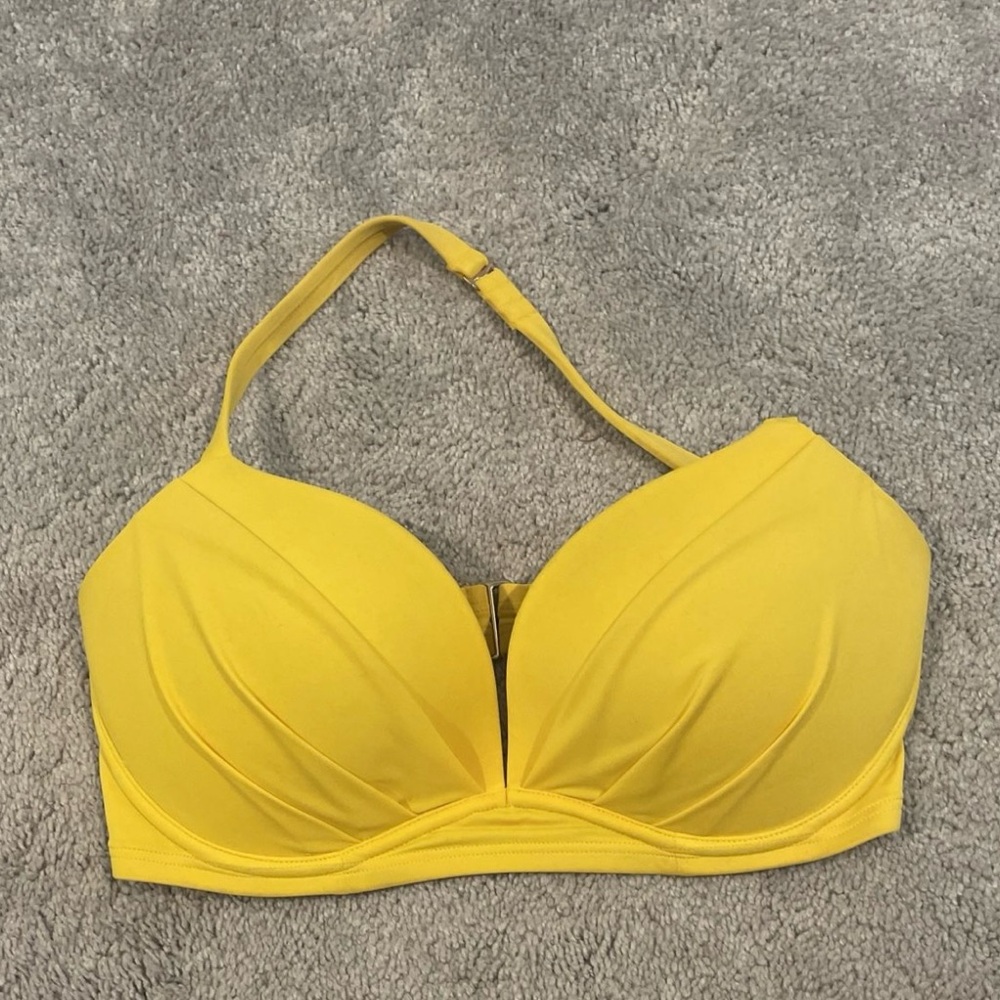 Yellow VS Push-Up Bikini Top